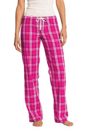 District DT2800 District Women's Flannel Plaid Pant