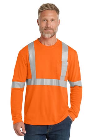 CornerStone CS401LS CornerStone ANSI 107 Class 2 Long Sleeve Safety T-Shirt