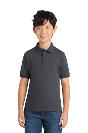 Port & Co KP55Y Port & Co Youth Core Blend Jersey Knit Polo