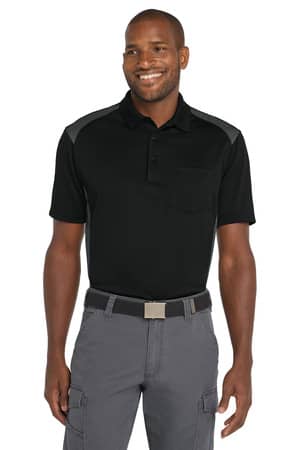 CornerStone CS416 CornerStone Select Snag-Proof Two Way Colorblock Pocket Polo