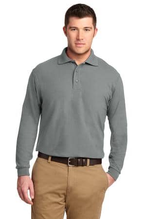 Port Authority TLK500LS Port Authority Tall Silk Touch Long Sleeve Polo