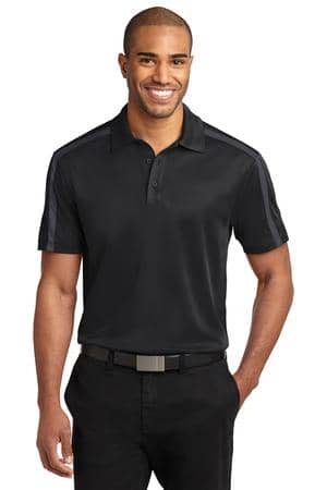 Port Authority K547 Port Authority Silk Touch Performance Colorblock Stripe Polo