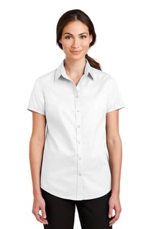 Port Authority L664 Port Authority Women's Short Sleeve SuperPro Twill Shirt