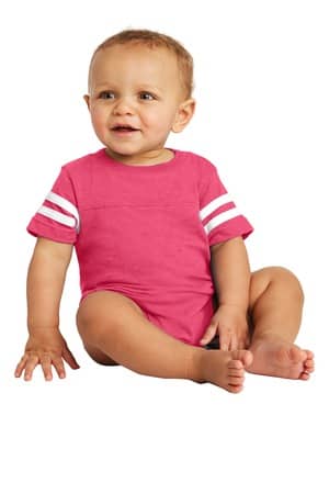 Rabbit Skins RS4437 Rabbit Skins Infant Football Fine Jersey Bodysuit