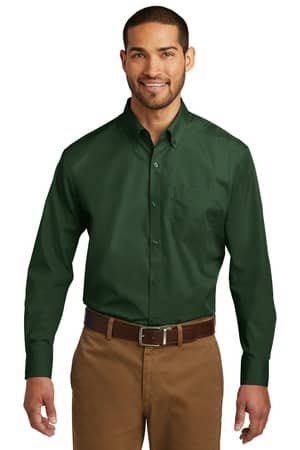 Port Authority W100 Port Authority Long Sleeve Carefree Poplin Shirt