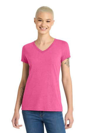 District DM1350L District Women's Perfect Tri V-Neck Tee