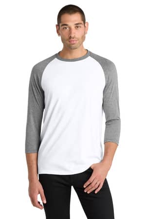District DM136 District Perfect Tri 3/4-Sleeve Raglan