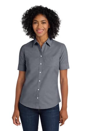 Port Authority L659 Port Authority Women's Short Sleeve SuperPro Oxford Shirt