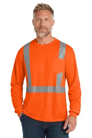 CornerStone CS201 CornerStone ANSI 107 Class 2 Mesh Long Sleeve Tee