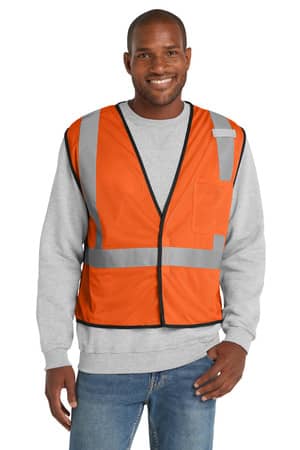 CornerStone CSV100 CornerStone ANSI 107 Class 2 Economy Mesh One-Pocket Vest
