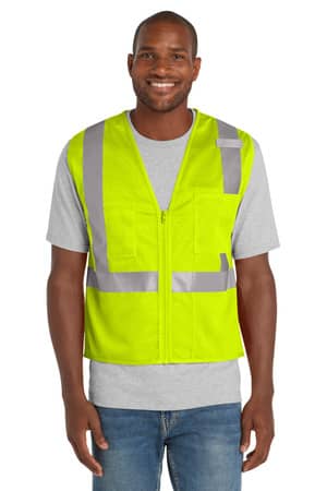 CornerStone CSV102 CornerStone ANSI 107 Class 2 Mesh Zippered Vest