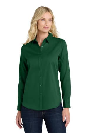 Port Authority LW808 Port Authority Women's Long Sleeve SuperPro React Twill Shirt