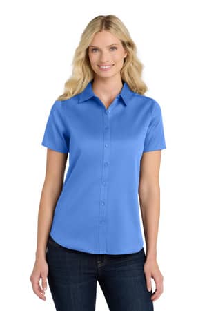 Port Authority LW809 Port Authority Women's Short Sleeve SuperPro React Twill Shirt