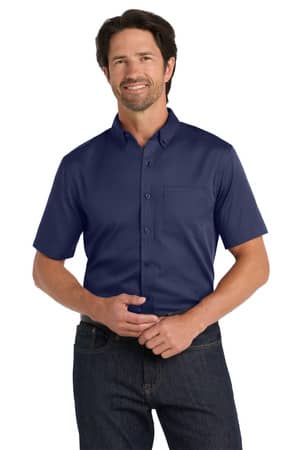 Port Authority W809 Port Authority Short Sleeve SuperPro React Twill Shirt