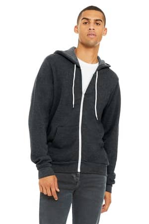 Bella + Canvas BC3739 BELLA+CANVAS Unisex Sponge Fleece Full-Zip Hoodie