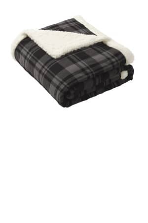 Port Authority BP43 Port Authority Flannel Sherpa Blanket