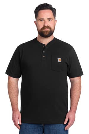 Carhartt CTK84 Carhartt Short Sleeve Henley T-Shirt