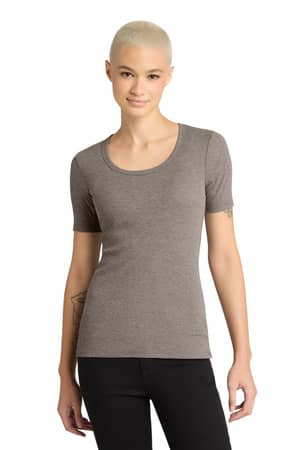 District DT6020 District Women's V.I.T. Rib Scoop Neck Tee