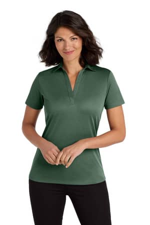 Port Authority LK542 Port Authority Women's Heathered Silk Touch Performance Polo