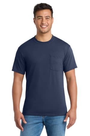 Port & Co PC55P Port & Co Core Blend Pocket Tee