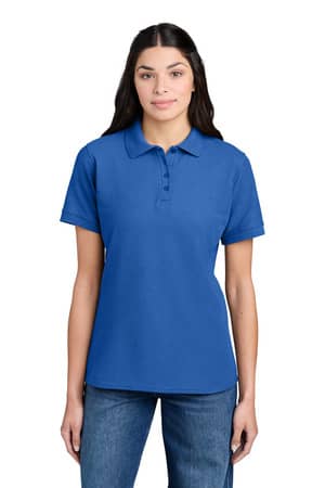 Port & Co LKP155 Port & Co Women's Core Blend Pique Polo