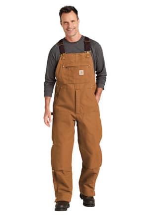 Carhartt CTT104393 Carhartt Tall Firm Duck Insulated Bib Overalls