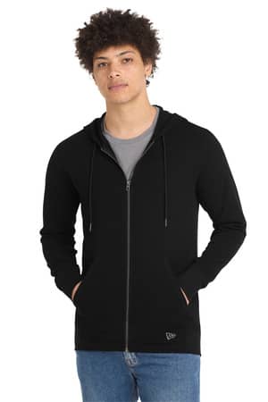 New Era NEA141 New Era Thermal Full-Zip Hoodie