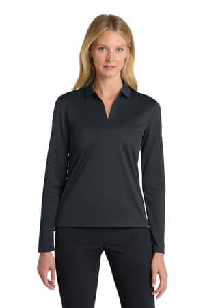 Nike NKDC2105 Nike Women's Dri-FIT Micro Pique 2.0 Long Sleeve Polo