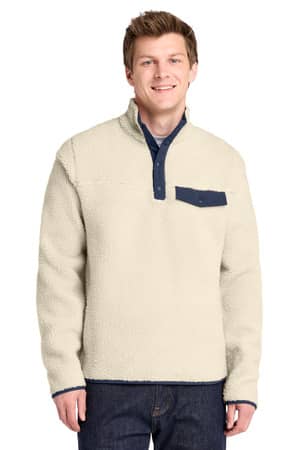 Port Authority F140 Port Authority Camp Fleece Snap Pullover
