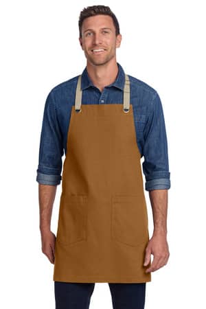 Port Authority A815 Port Authority Canvas Full-Length Two-Pocket Apron