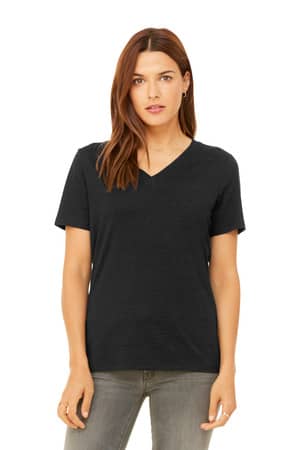 Bella + Canvas BC6405CVC BELLA+CANVAS Women's Relaxed Heather CVC V-Neck Tee