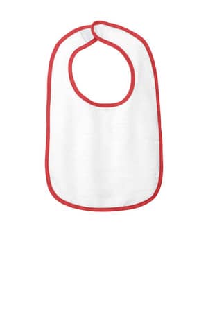 Rabbit Skins RS1003 Rabbit Skins Infant Contrast Trim Terry Bib