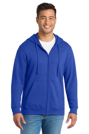 Port & Co PC850ZH Port & Co Fan Favorite Fleece Full-Zip Hooded Sweatshirt