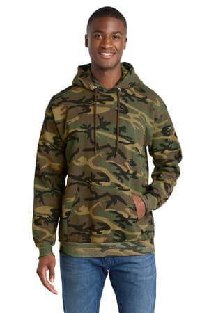 Port & Co PC78HC Port & Co Core Fleece Camo Pullover Hooded Sweatshirt