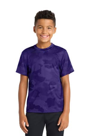 Sport-Tek YST370 Sport-Tek Youth CamoHex Tee