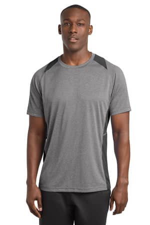 Sport-Tek ST361 Sport-Tek Heather Colorblock Contender Tee