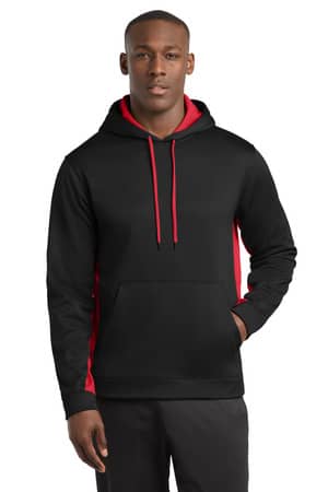 Sport-Tek ST235 Sport-Tek Sport-Wick Fleece Colorblock Hooded Pullover