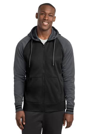 Sport-Tek ST236 Sport-Tek Sport-Wick Varsity Fleece Full-Zip Hooded Jacket