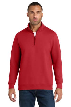 Port & Co PC850Q Port & Co Fan Favorite Fleece 1/4-Zip Pullover Sweatshirt
