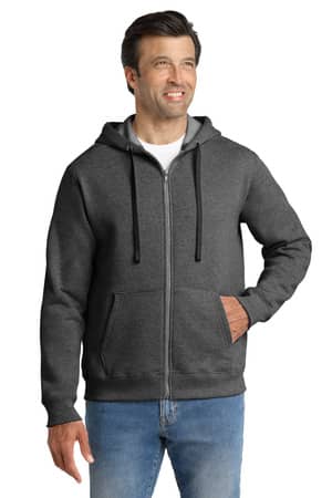 Volunteer Knitwear VL130ZH Volunteer Knitwear Chore Fleece Full-Zip Hoodie
