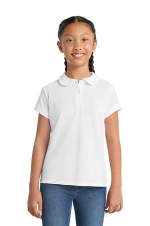 Port Authority YG503 Port Authority Girls Silk Touch Peter Pan Collar Polo