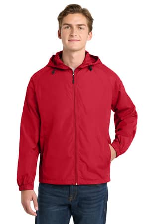 Sport-Tek JST73 Sport-Tek Hooded Raglan Jacket