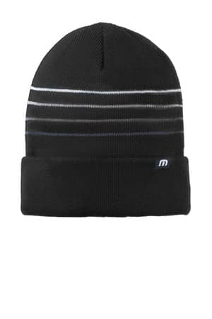 TravisMathew TM1MY393 TravisMathew Striped Cuffed Beanie