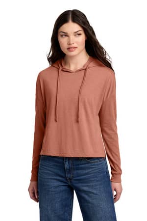 District DT1390L District Women's Perfect Tri Midi Long Sleeve Hoodie