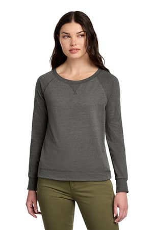 District DT672 District Women's Featherweight French Terry Long Sleeve Crewneck