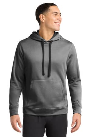 Sport-Tek ST264 Sport-Tek PosiCharge Sport-Wick Heather Fleece Hooded Pullover