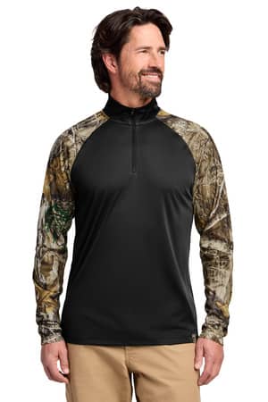 Russell Outdoors RU152 Russell Outdoors Realtree Colorblock Performance 1/4-Zip