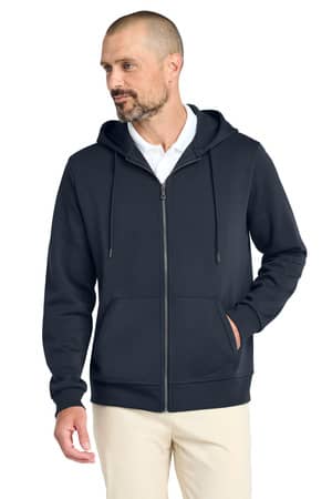 Brooks Brothers BB18208 Brooks Brothers Double-Knit Full-Zip Hoodie