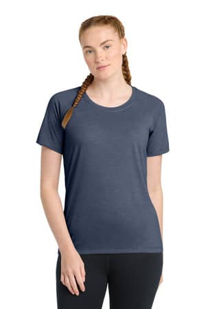 Sport-Tek LST400 Sport-Tek Women's PosiCharge Tri-Blend Wicking Scoop Neck Raglan Tee