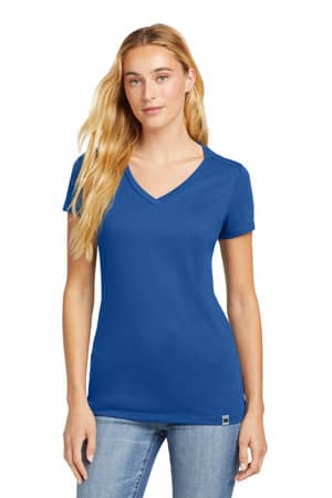 New Era LNEA101 New Era Women's Heritage Blend V-Neck Tee